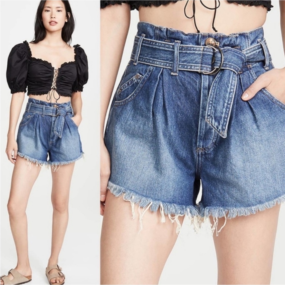 Free People See you sometime paperbag short S 6